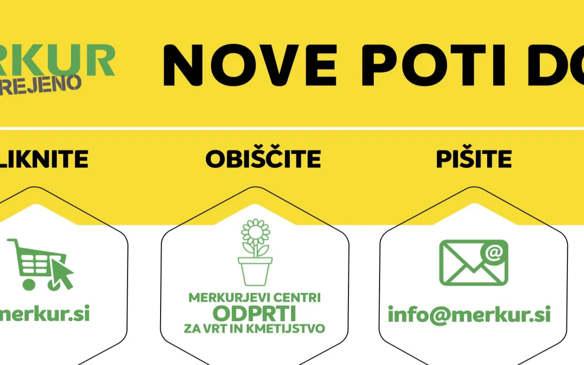 Merkur uvaja nove prodajne poti