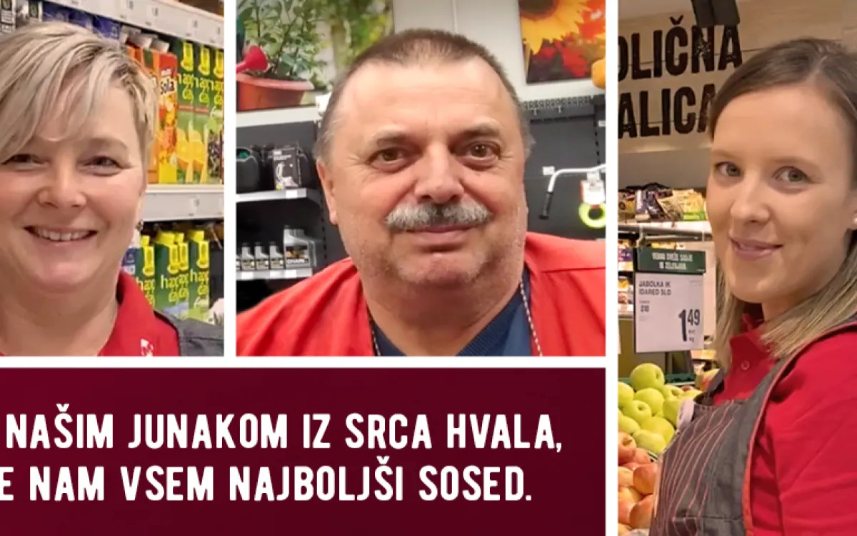 Dober sosed stoji ob strani