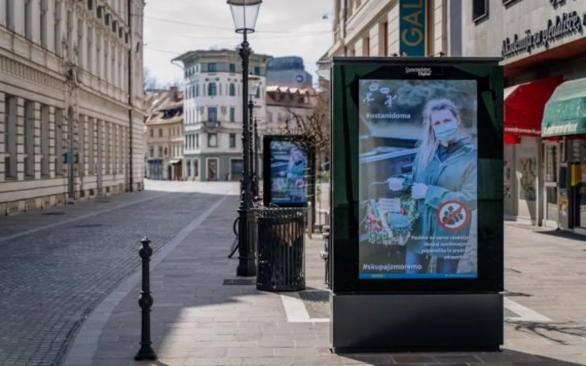 Europlakat in slovenske občine skupaj proti koronavirusu