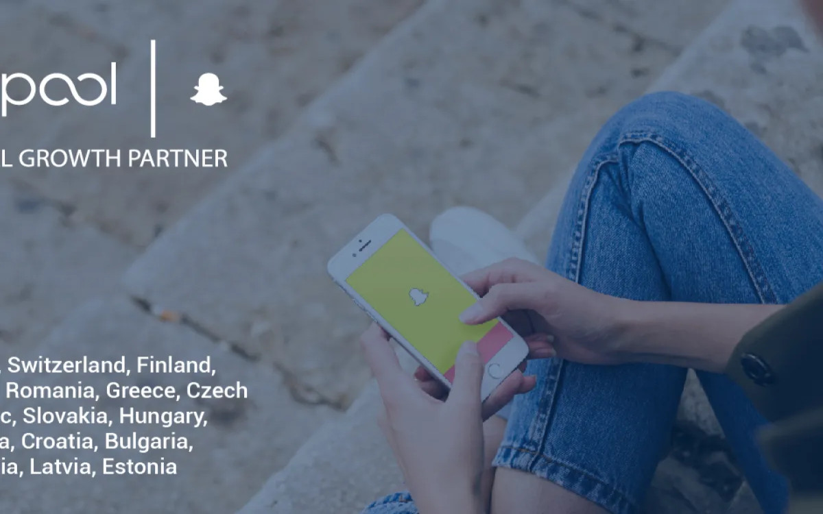 Httpool odslej zastopa tudi Snapchat, in sicer na 15-ih evropskih trgih 