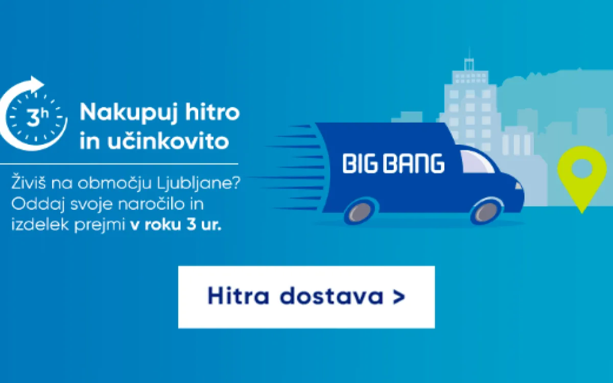 Big Bang je prvi slovenski trgovec, ki omogoča video nakupovanje