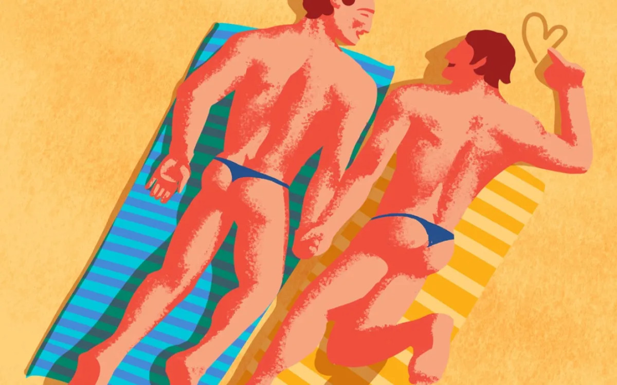 Pipi »razburja« z ilustracijo gejevskega para