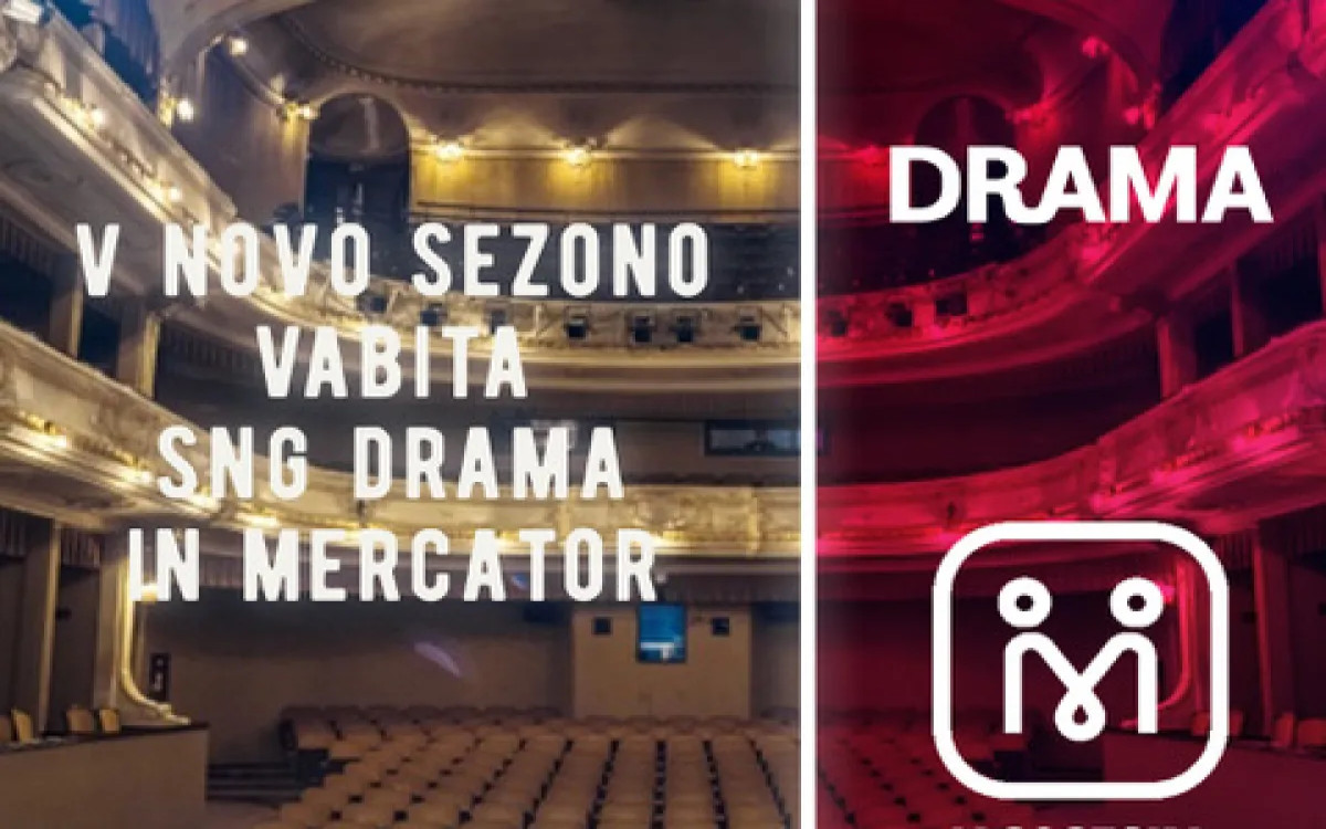 SNG Drama in Mercator sponzorsko sodelujeta tudi v novi sezoni