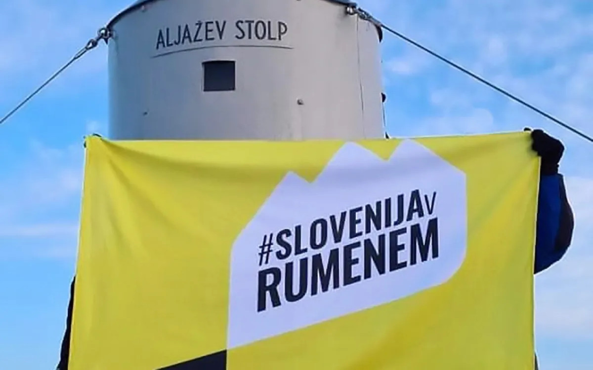 Kako se je Slovenija odela v rumeno