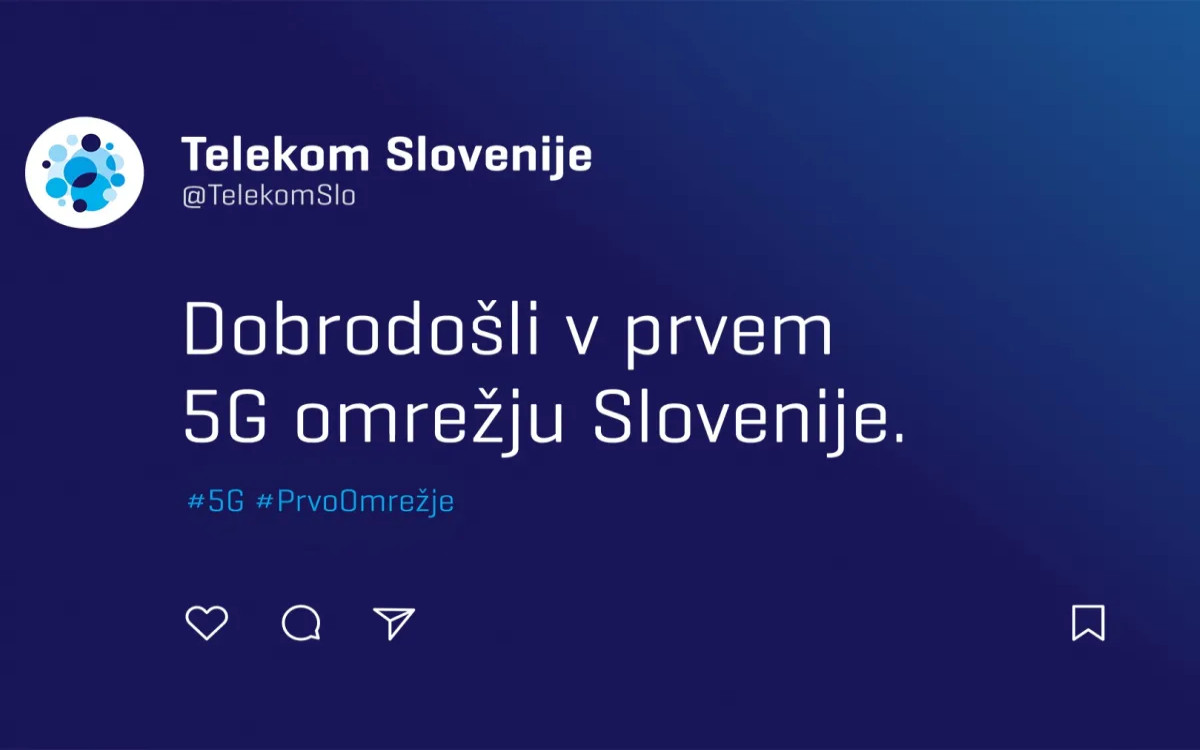 Omrežje 5G od danes na voljo uporabnikom Telekoma Slovenije