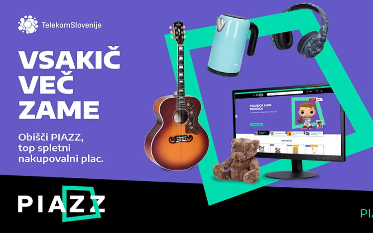 Telekom Slovenije predstavlja novo spletno tržišče Piazz