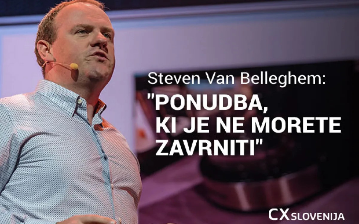 Ponudba, ki je ne morete zavrniti: webinar, ki gosti Stevena Van Belleghema