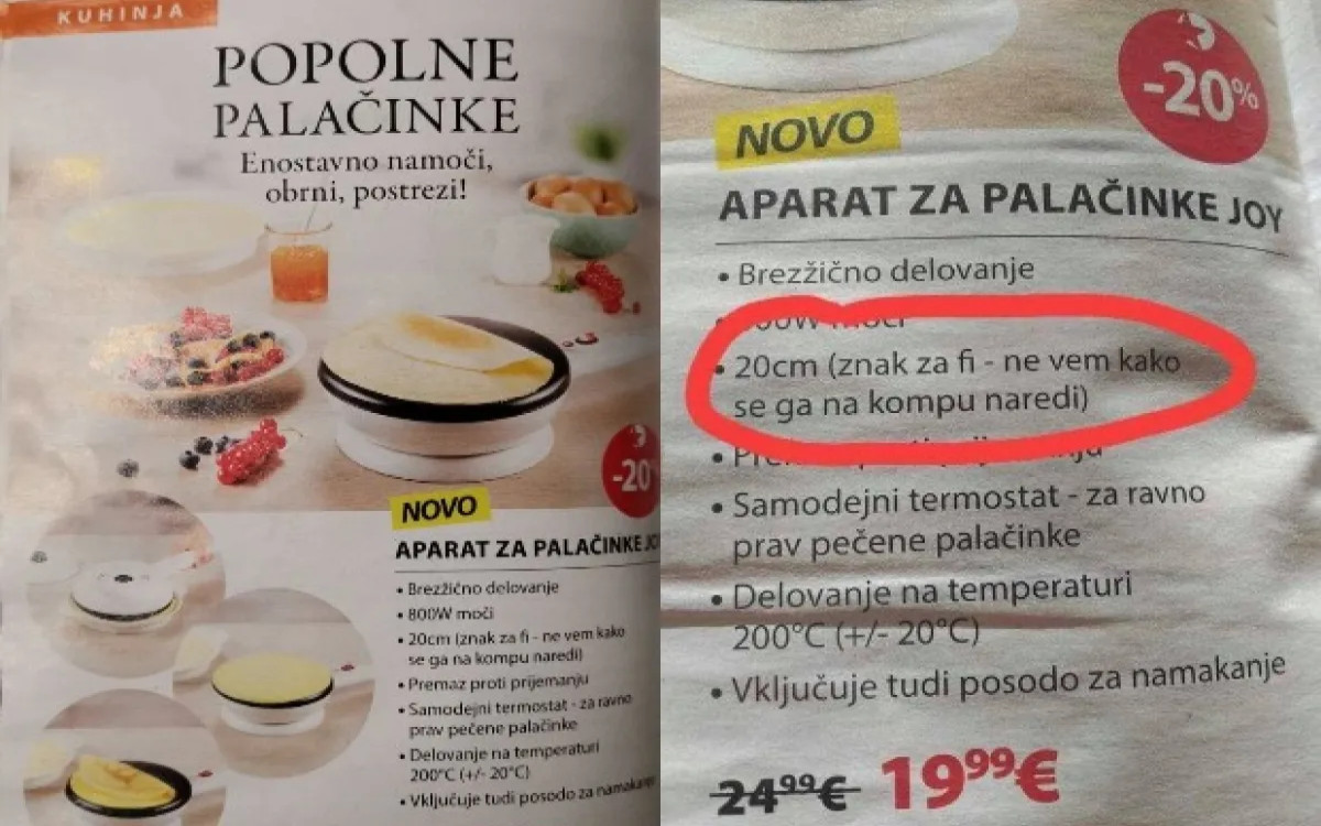 Kako je napaka v Delimanovem katalogu postala spletni hit