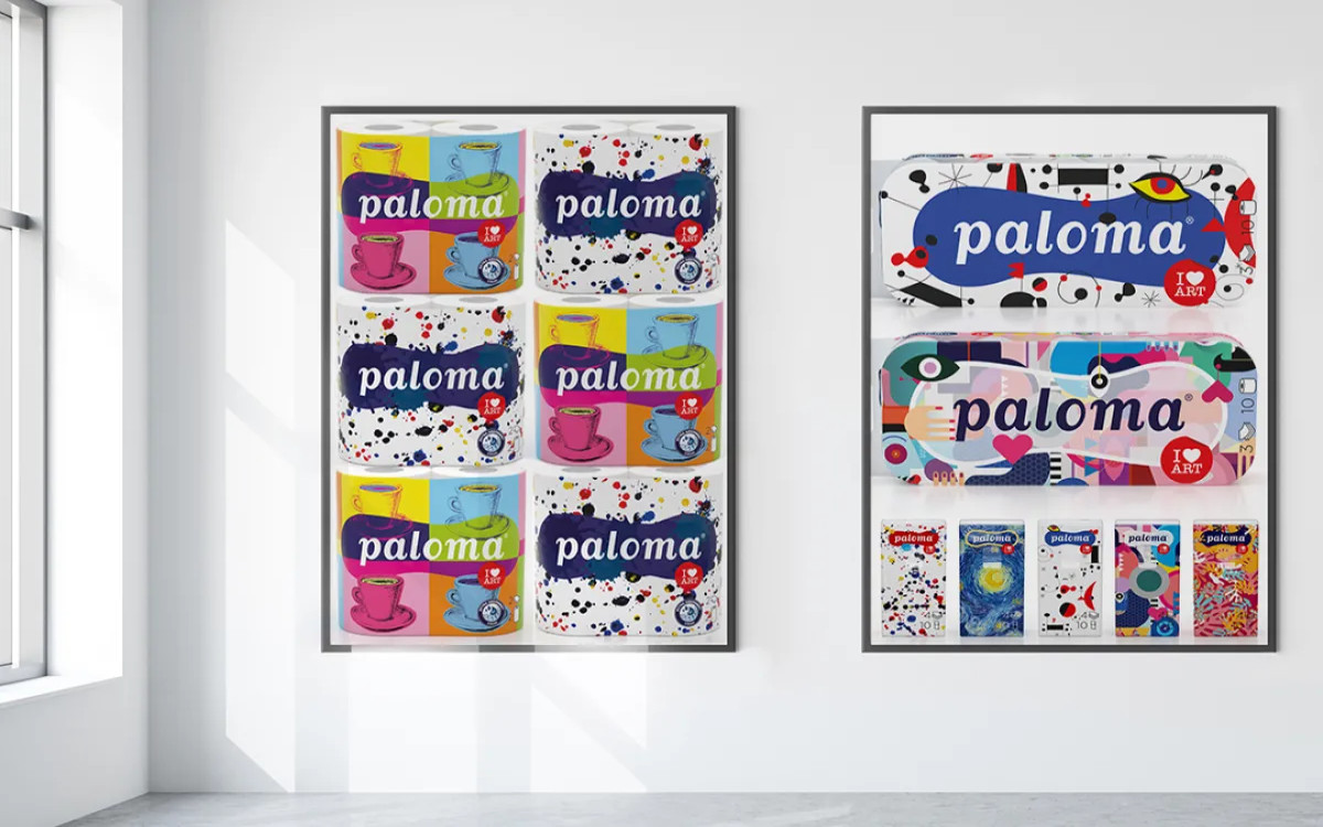 Paloma ljubi umetnost