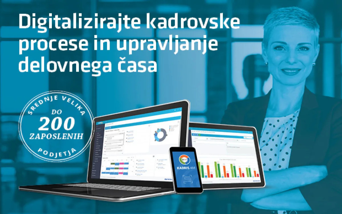 Celovite kadrovske IT-rešitve za učinkovito vodenje zaposlenih 