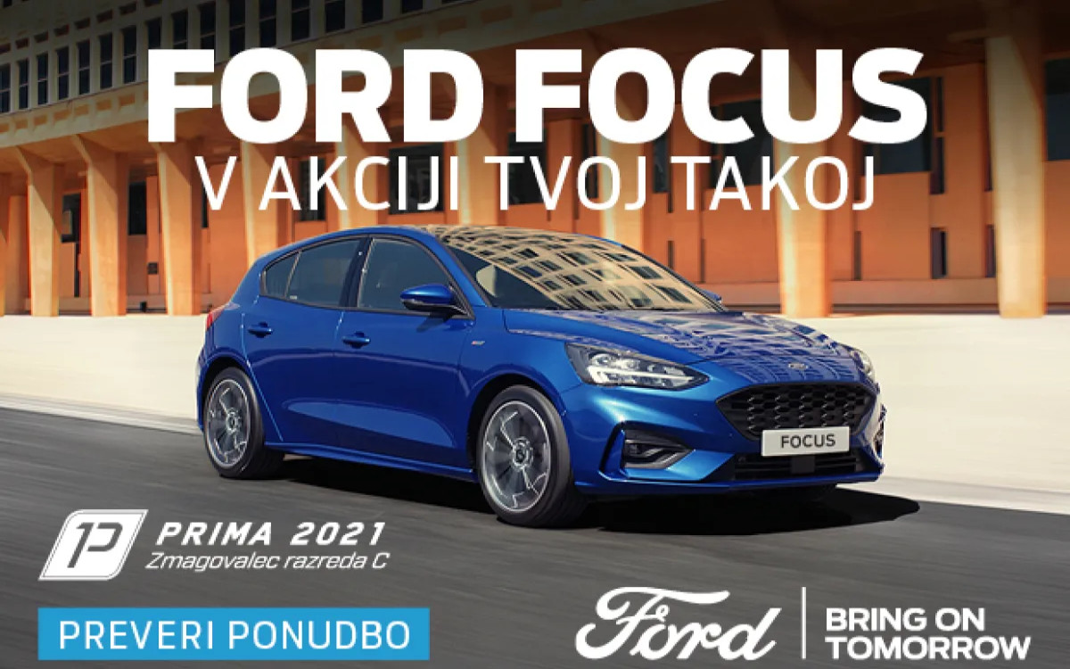 Ford Focus je PRIMA 
