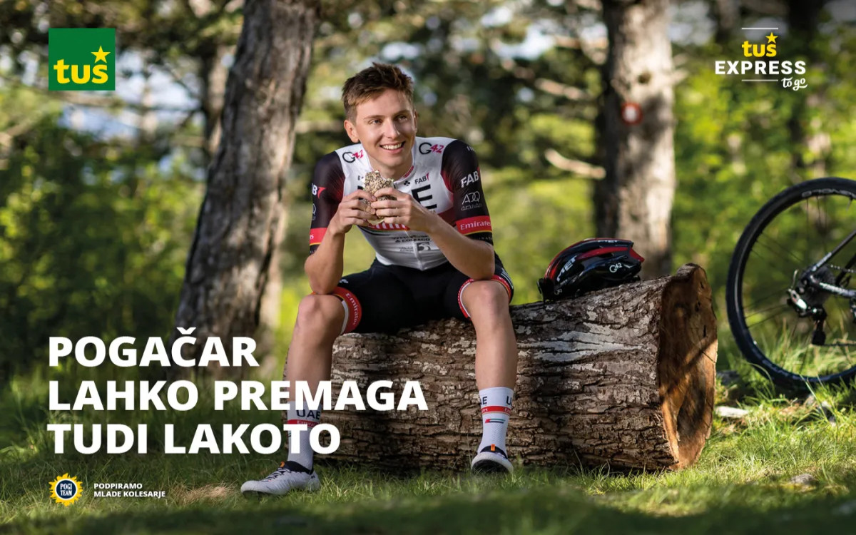 Pogačar lahko premaga tudi lakoto