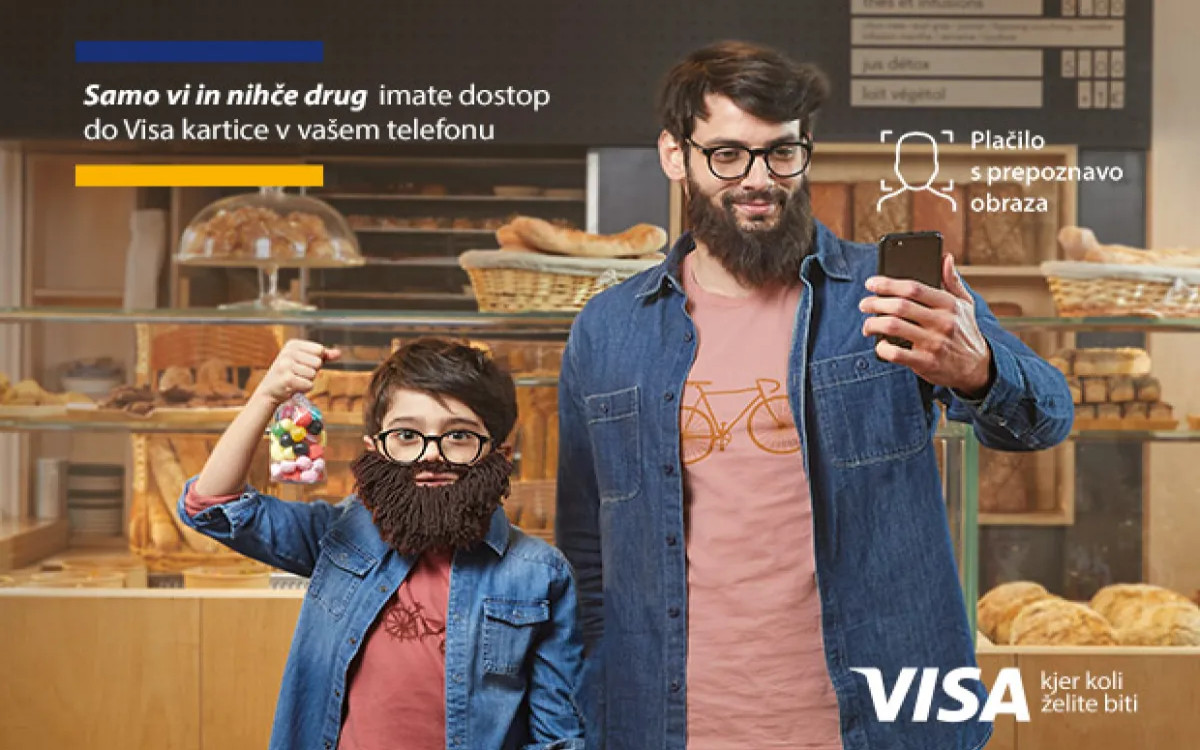 Mobilno plačevanje s kartico Visa 