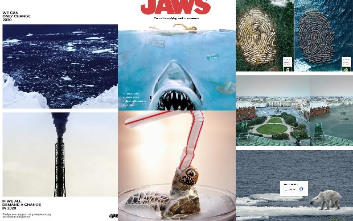 Deset oglasov ob pol stoletja delovanja Greenpeaca