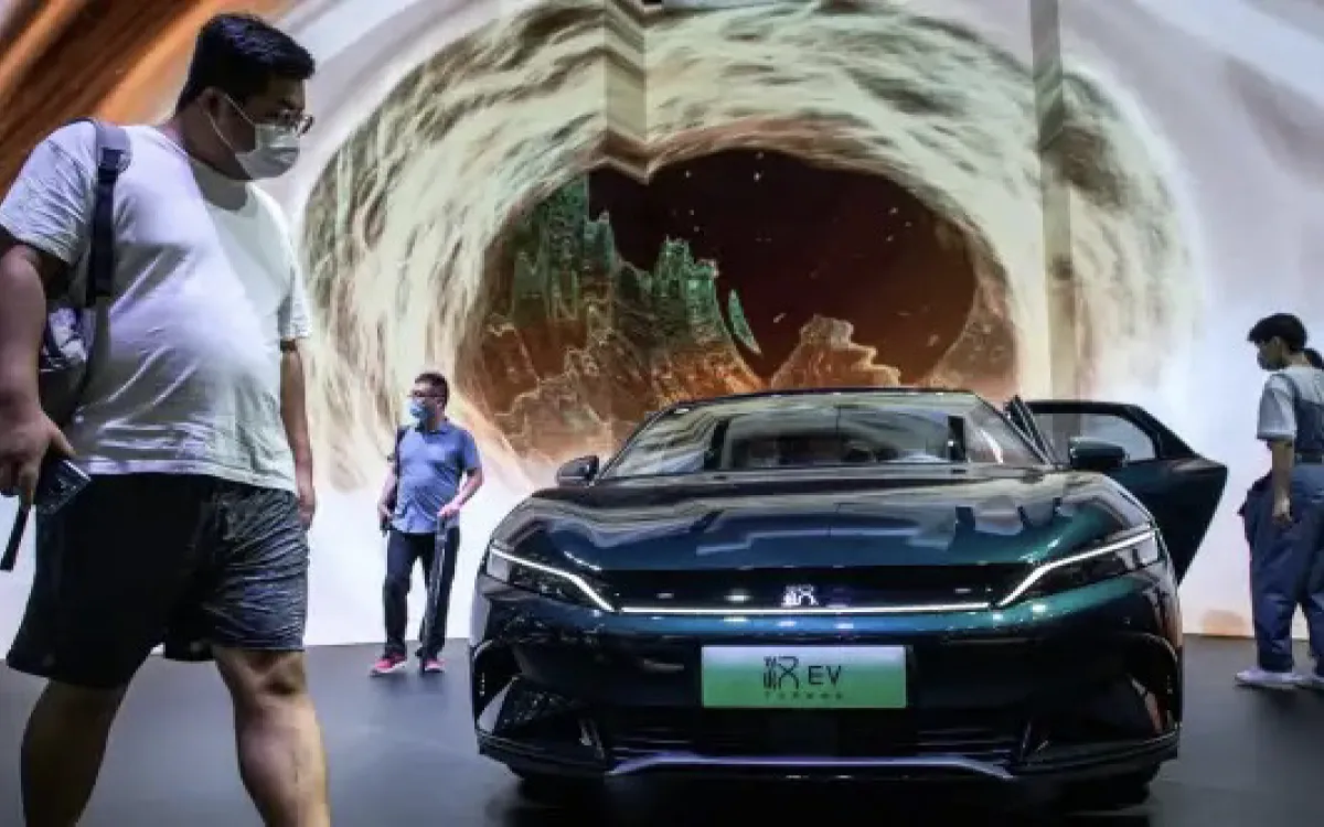 Kitajski proizvajalec električnih vozil BYD z veliko rastjo prodaje