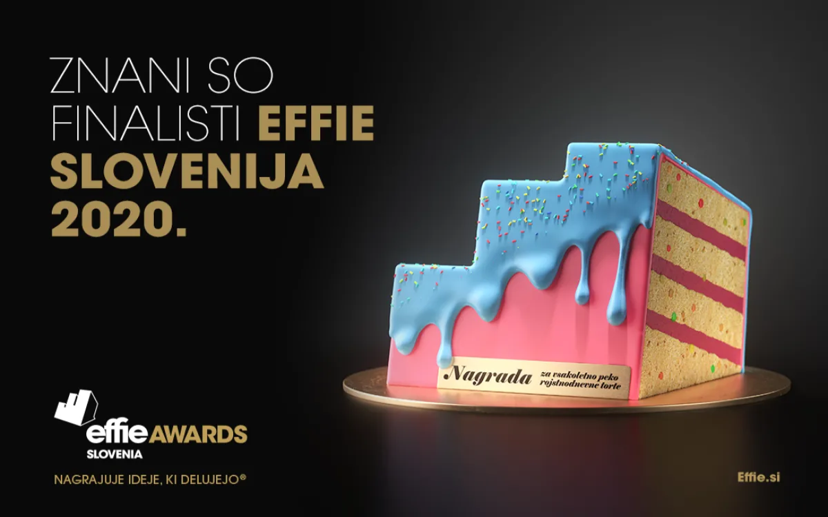 Znanih je 18 finalistov Effie Slovenija 2020