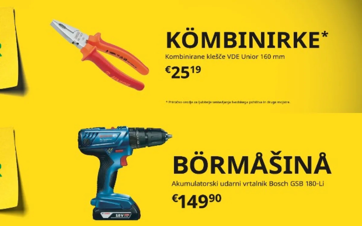Merkur: Orodje za ljubitelje švedskega pohištva