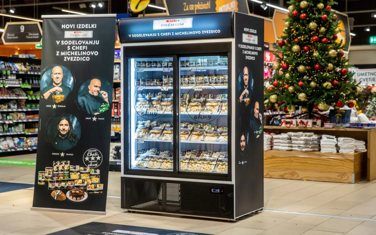 Premium izdelki treh slovenskih Michelinovih chefov na Sparovih policah