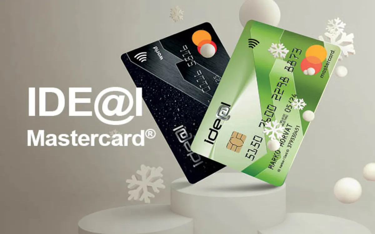 Kar iščete in si želite: Kartica Ide@l Mastercard® – sodoben bančni produkt Sberbank banke 