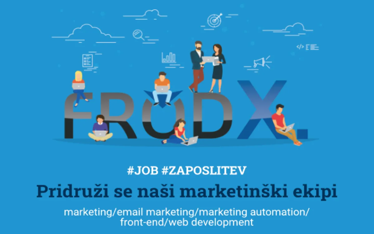 FrodX išče nove moči v marketinškem oddelku