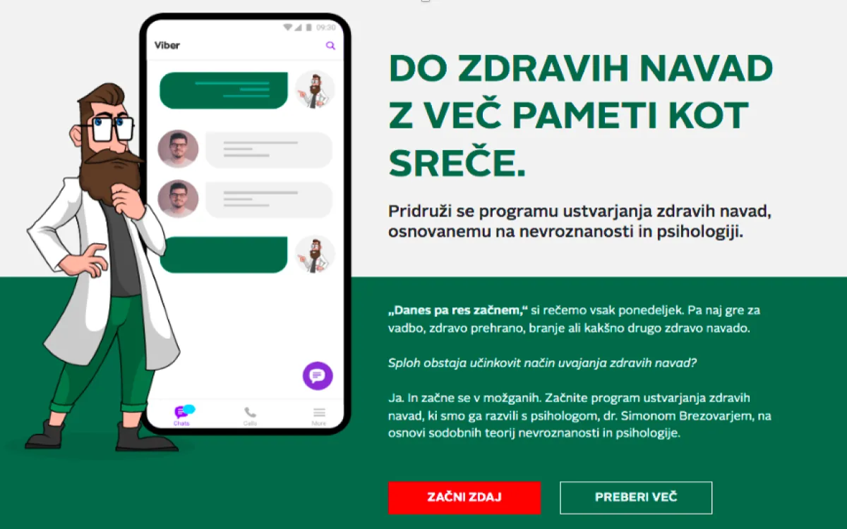 Radenska: Do zdravih navad z več pameti kot sreče.