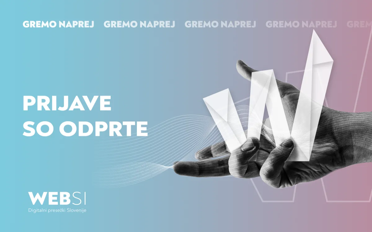 WEBSI Digitalni presežki Slovenije 2022: Prijave so odprte 