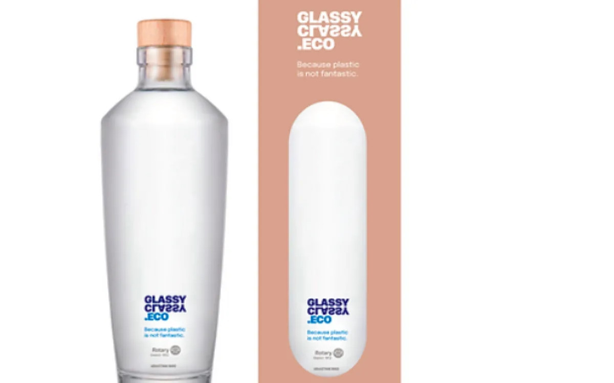 Steklenka Glassy.Classy.eco za znižanje ogljičnega odtisa