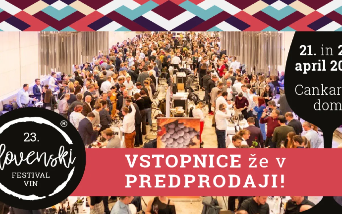23. Slovenski festival vin že prihodnji teden!