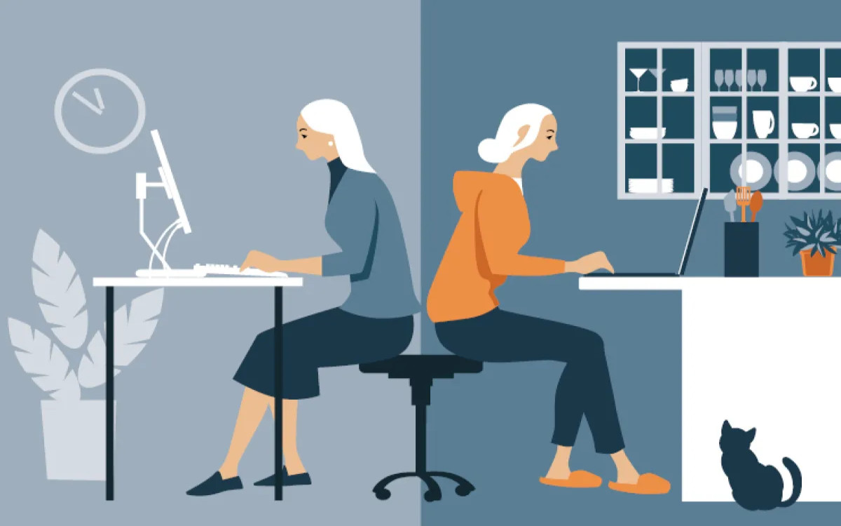 »Ali jutri delaš od doma?«