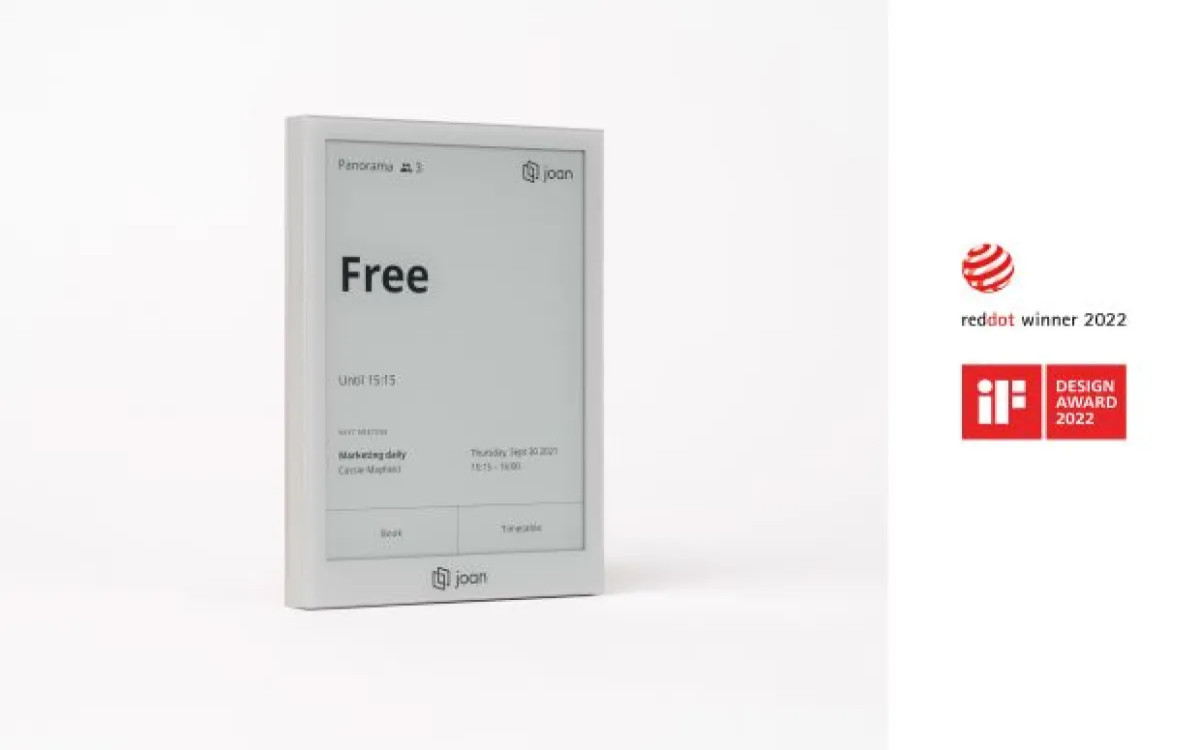 Oblikovalski nagradi Red Dot Award in iF Design Award za tablico Joan 6 Pro