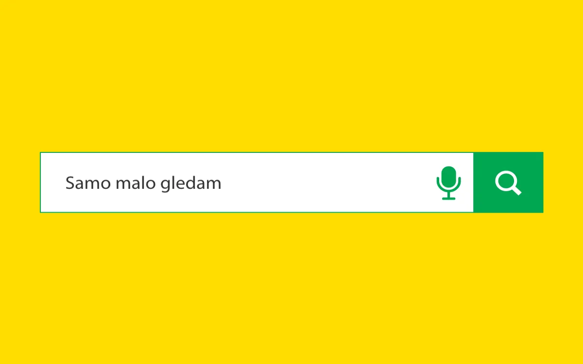 Opazili smo: Spletni iskalnik, kjer lahko »samo malo gledate«