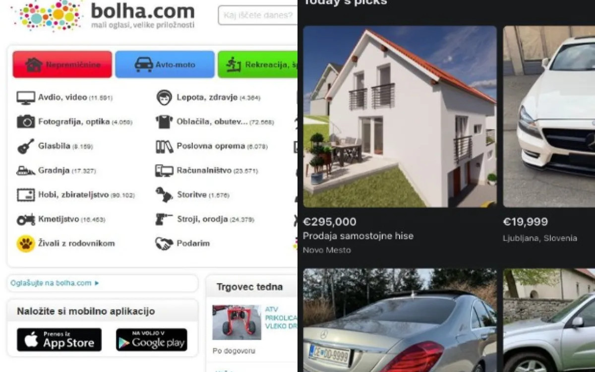 Sobivanje spletnih tržnic v Sloveniji