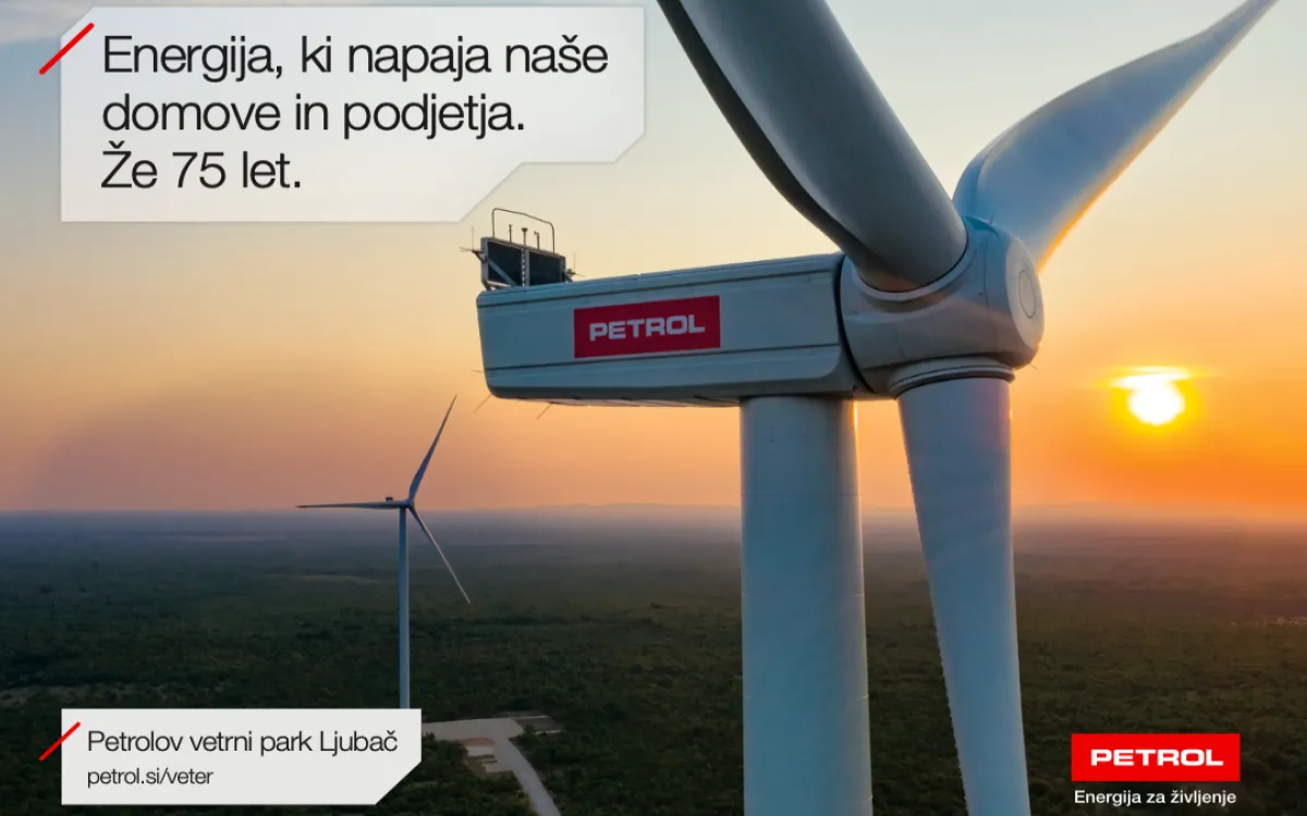 Petrolova komunikacijska akcija ob odprtju vetrne elektrarne Ljubač