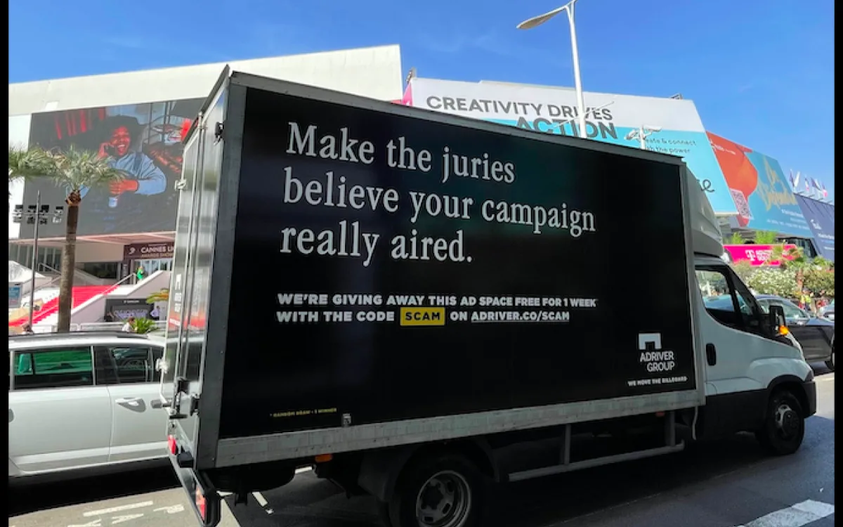 Cannes Lions: Prevarantski oglas, ki opozarja na prevare pri oglaševalskih nagradah