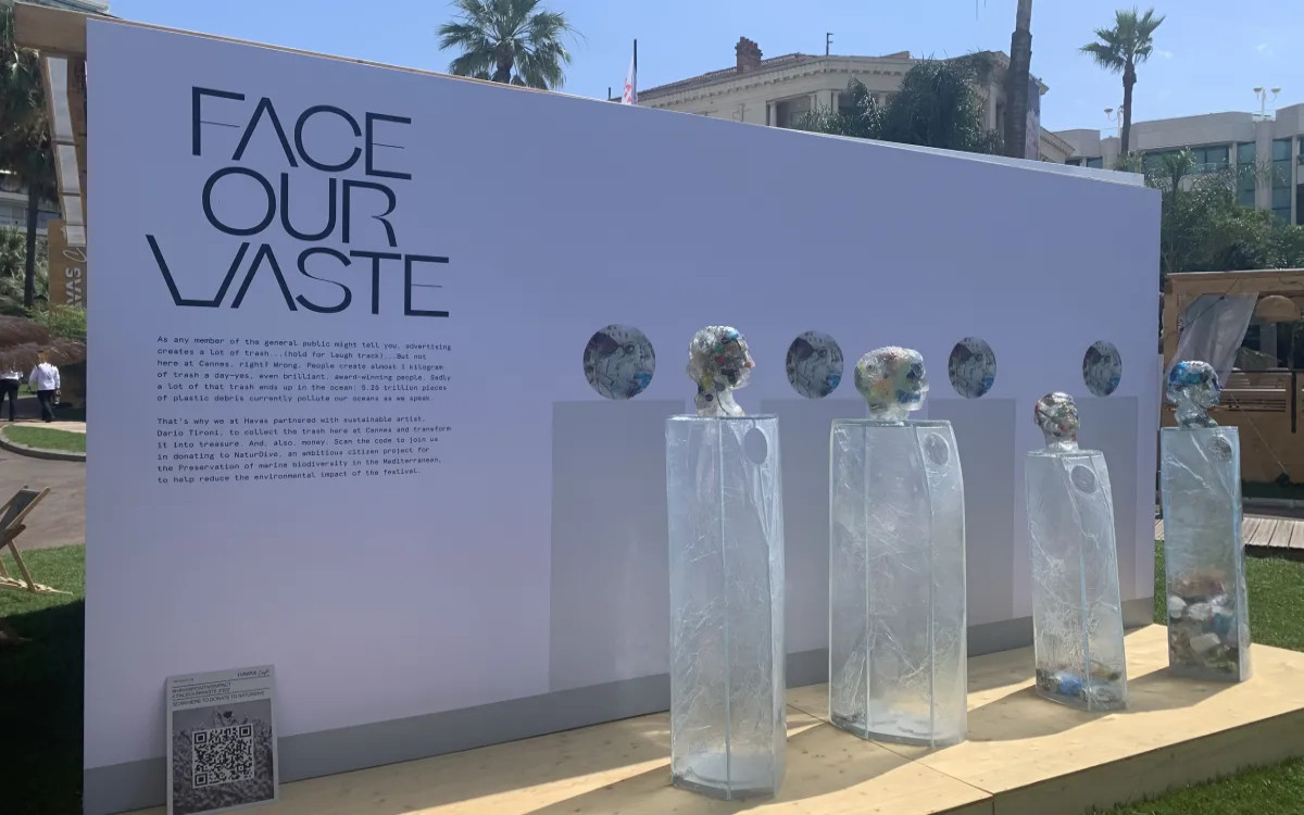 Havas soočil obiskovalce festivala Cannes Lions z njihovimi odpadki