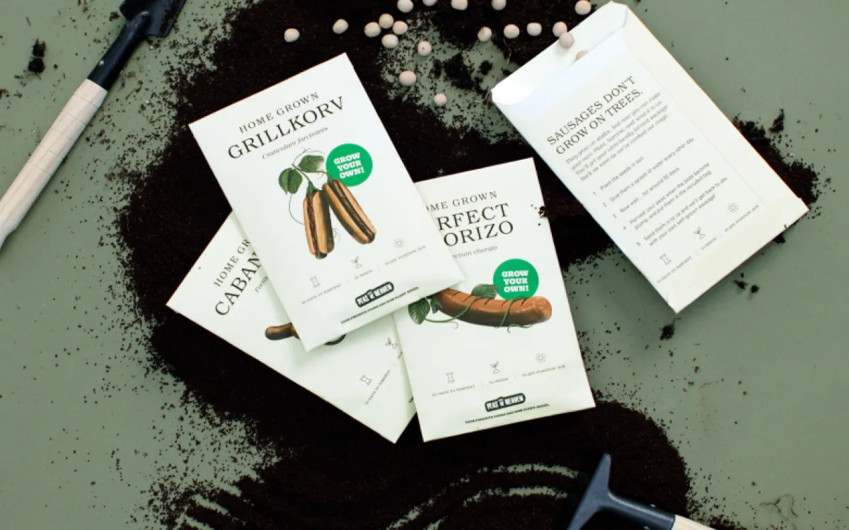 Ko vam zadiši doma vzgojena veganska klobasa