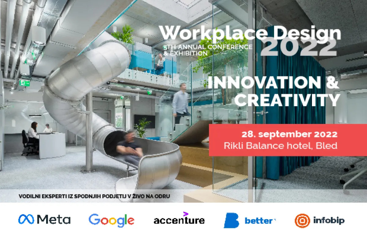 Konferenca Workplace Design: podpora kreativnosti in inovacijam za poslovni uspeh