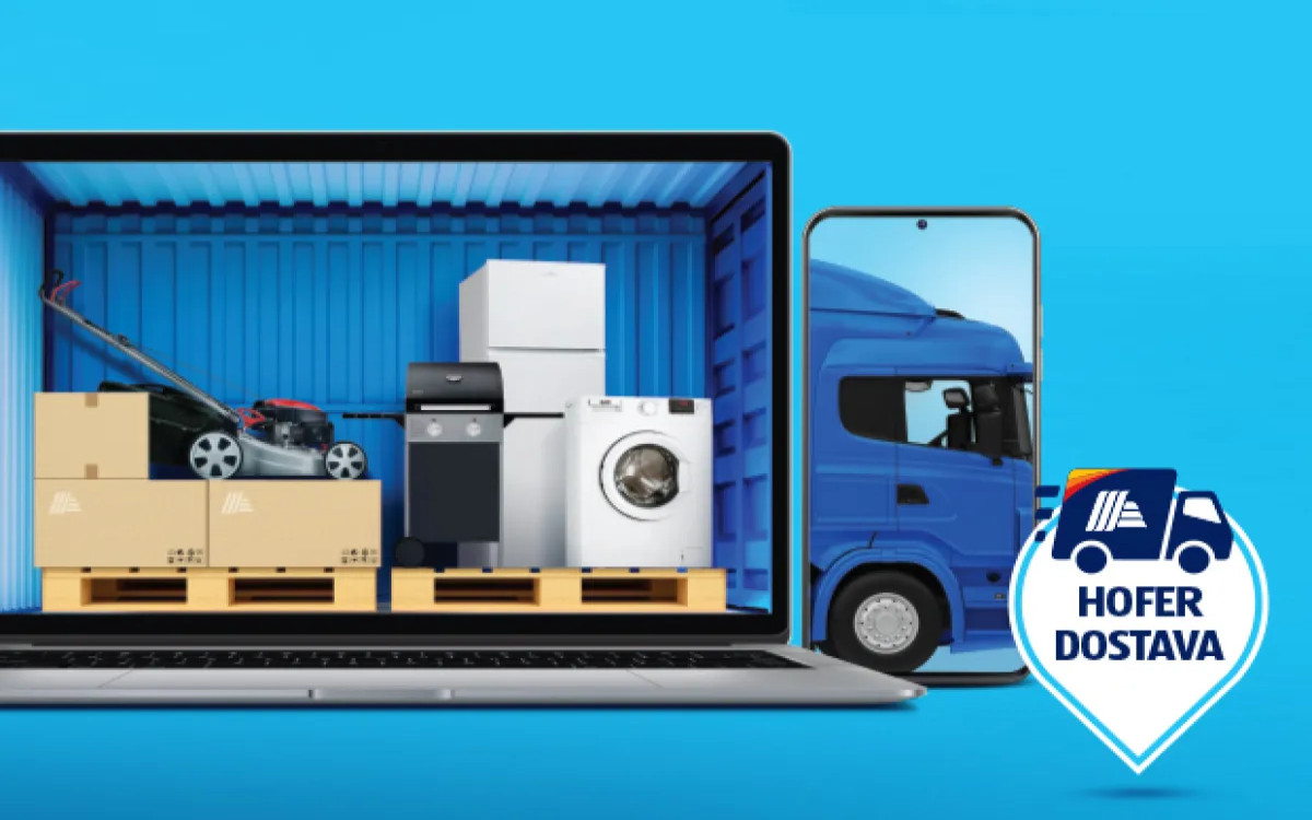 HOFER dostava zapelje z novo podobo