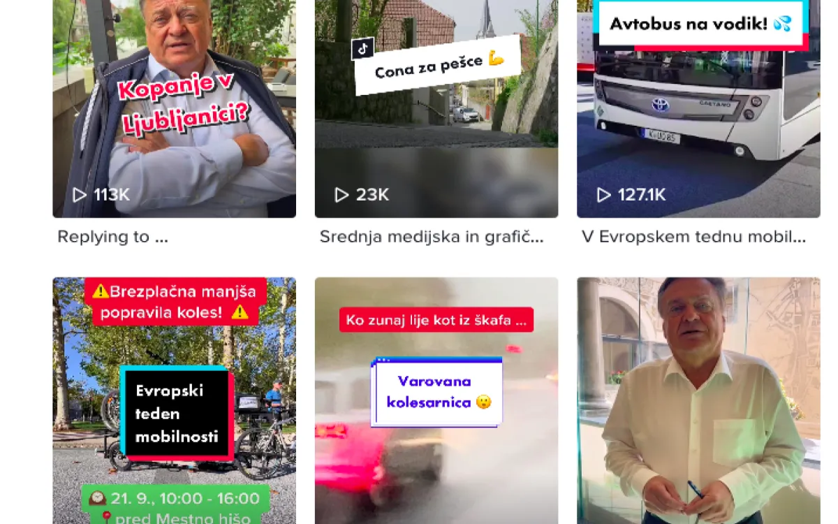 Tudi MOL odslej na TikToku