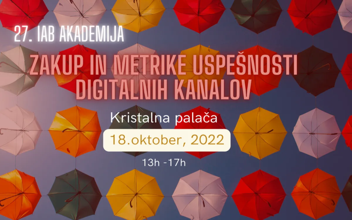IAB vabi na 27. IAB Akademijo