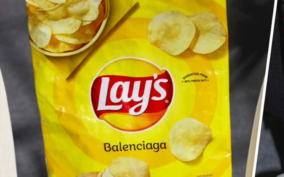 Bi imeli Balenciagino usnjeno torbico za čips?