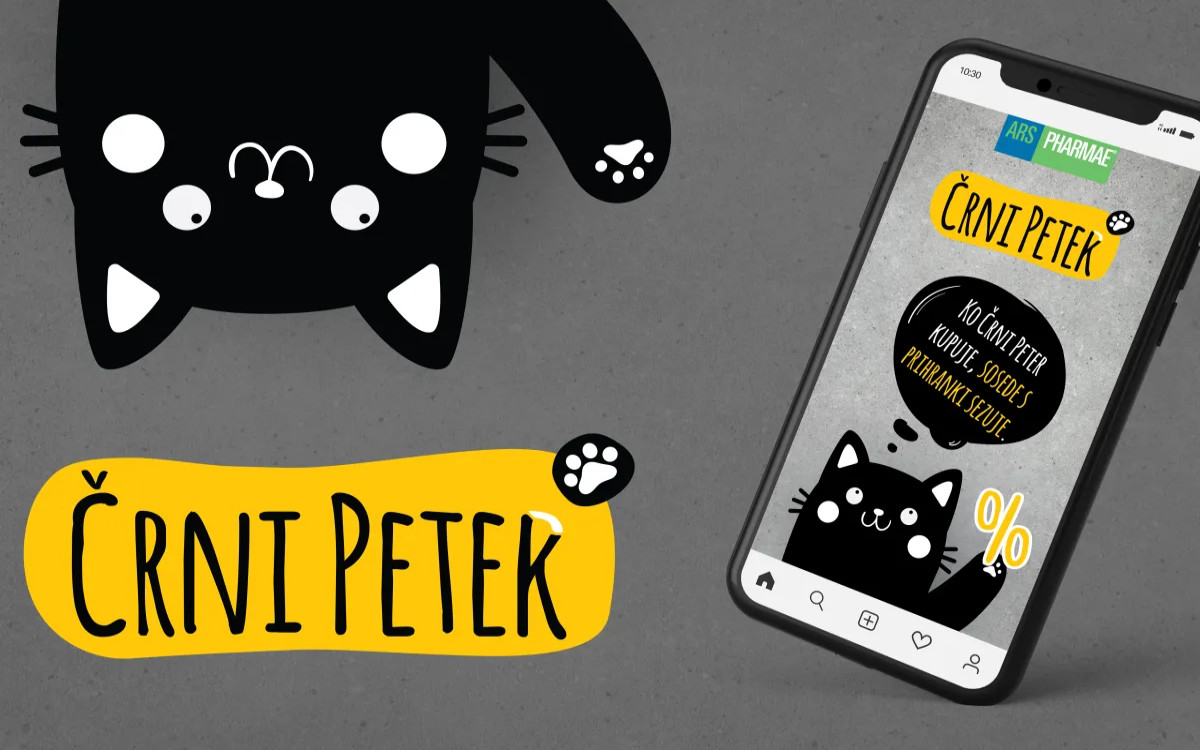 Opazili smo: Ars Pharme ob črnem petku s Črnim Petrom 