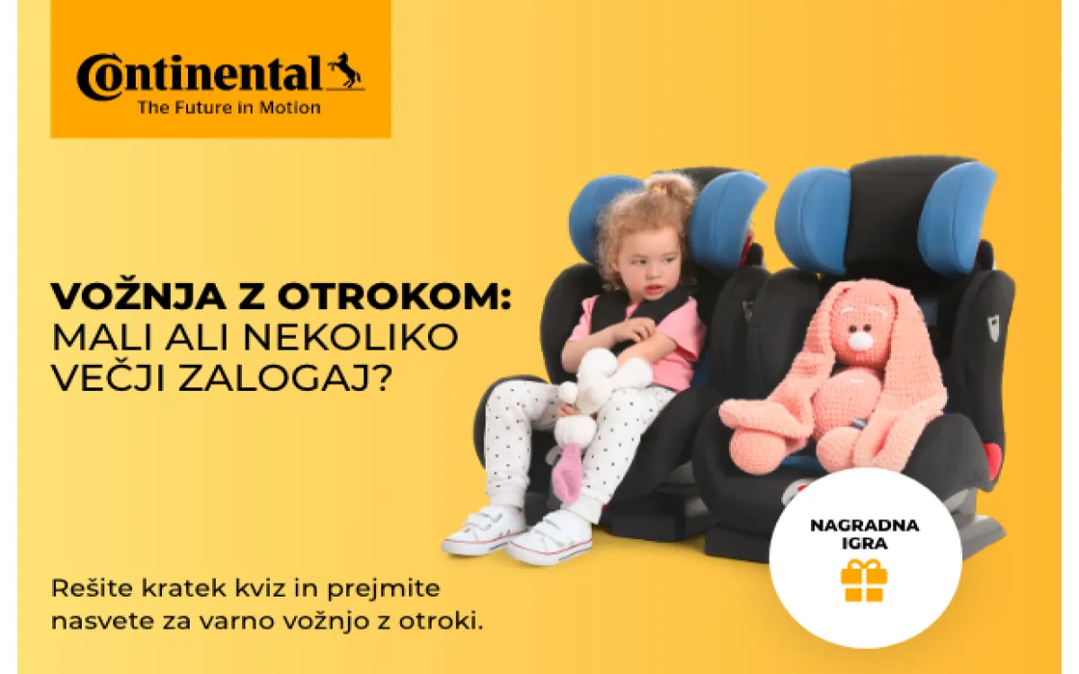 Continental nadaljuje z aktivacijo ciljne skupine staršev 