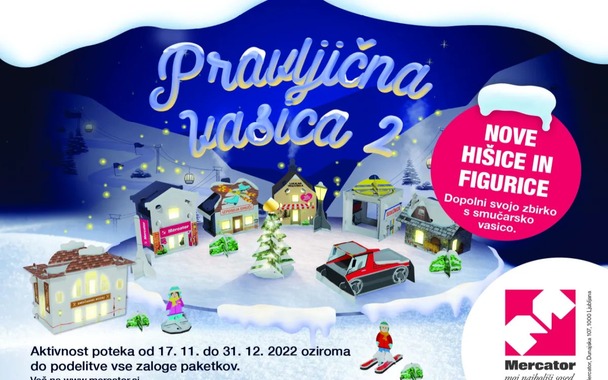 Pravljična vasica 2: Dopolnite svojo zbirko s smučarsko vasico