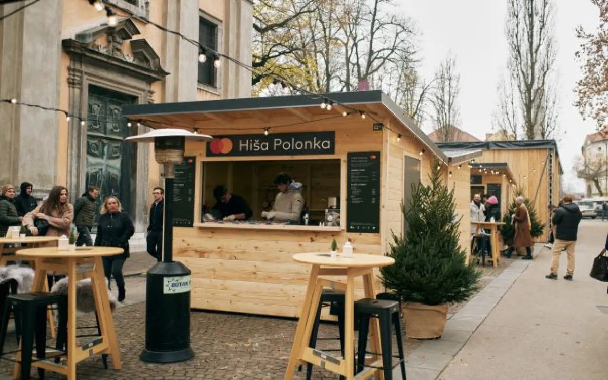 V Ljubljani je zaživela Mastercard praznična vasica