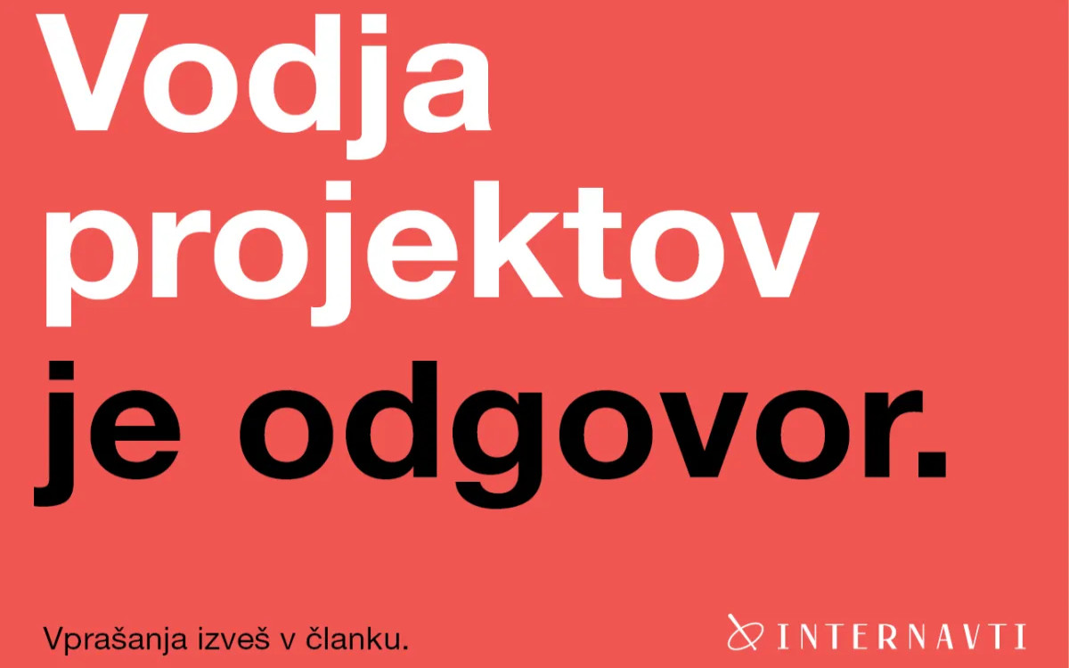 Vodja projektov je odgovor 