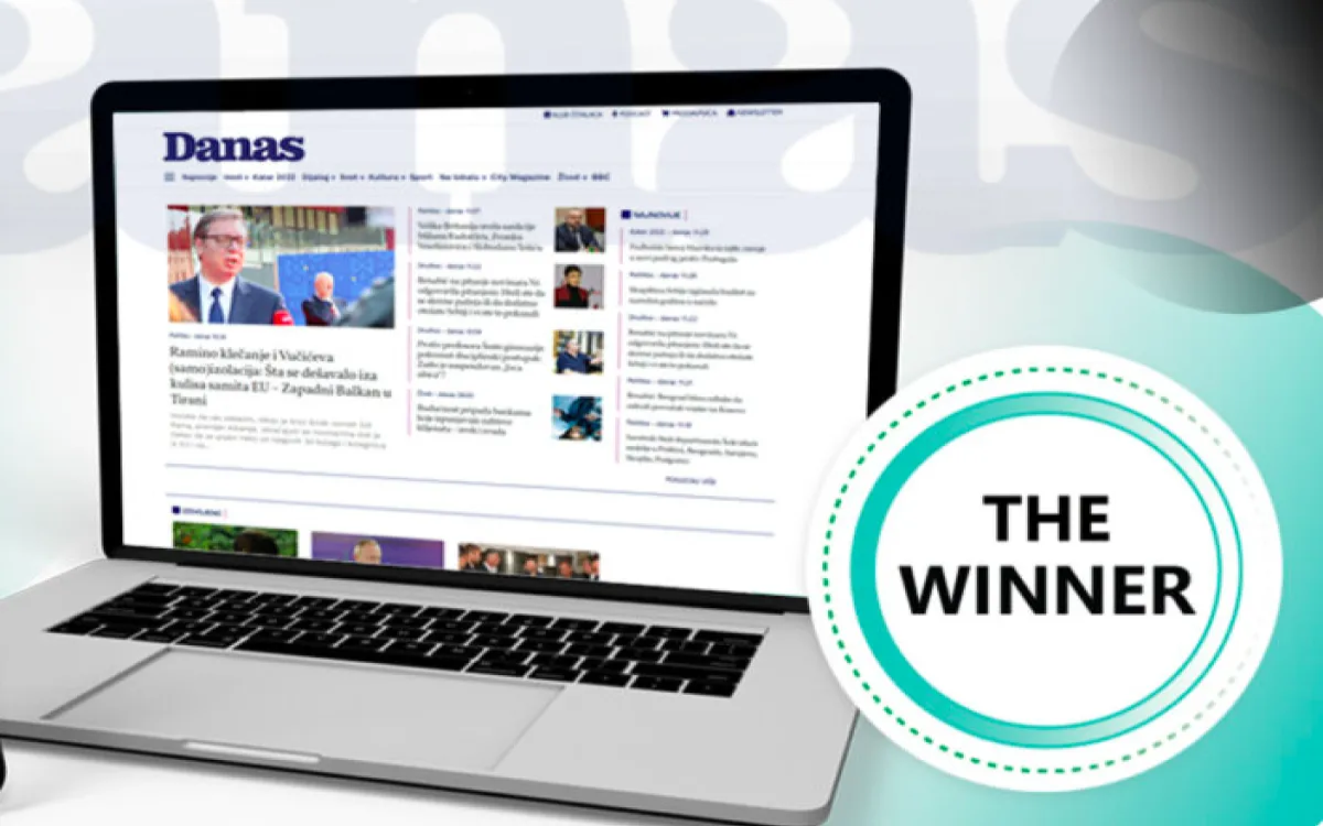 Med najboljšimi novičarskimi portali v regiji po izboru bralcev tudi 24ur.com in Siol.net