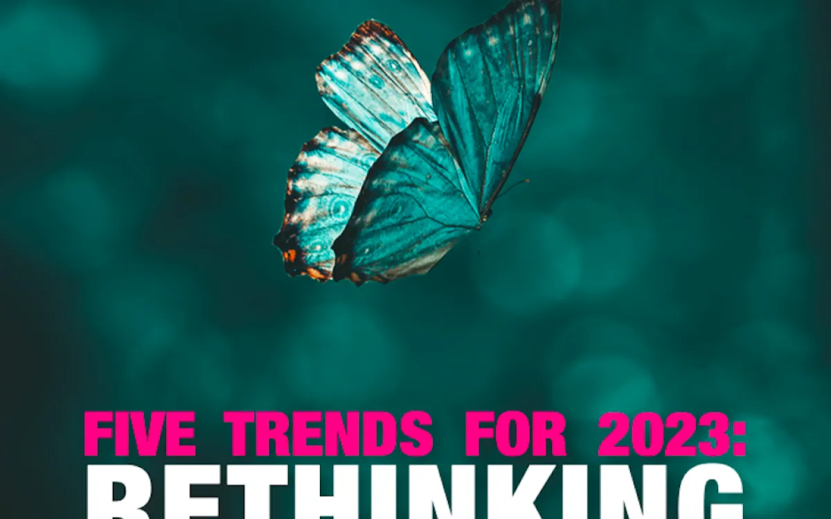 Pet trendov 2023: Ponovno razmislite – o vsem