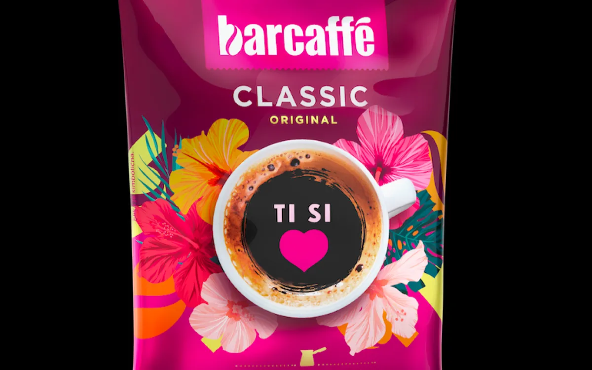 Ob valentinovem Barcaffè spremenil embalažo kave