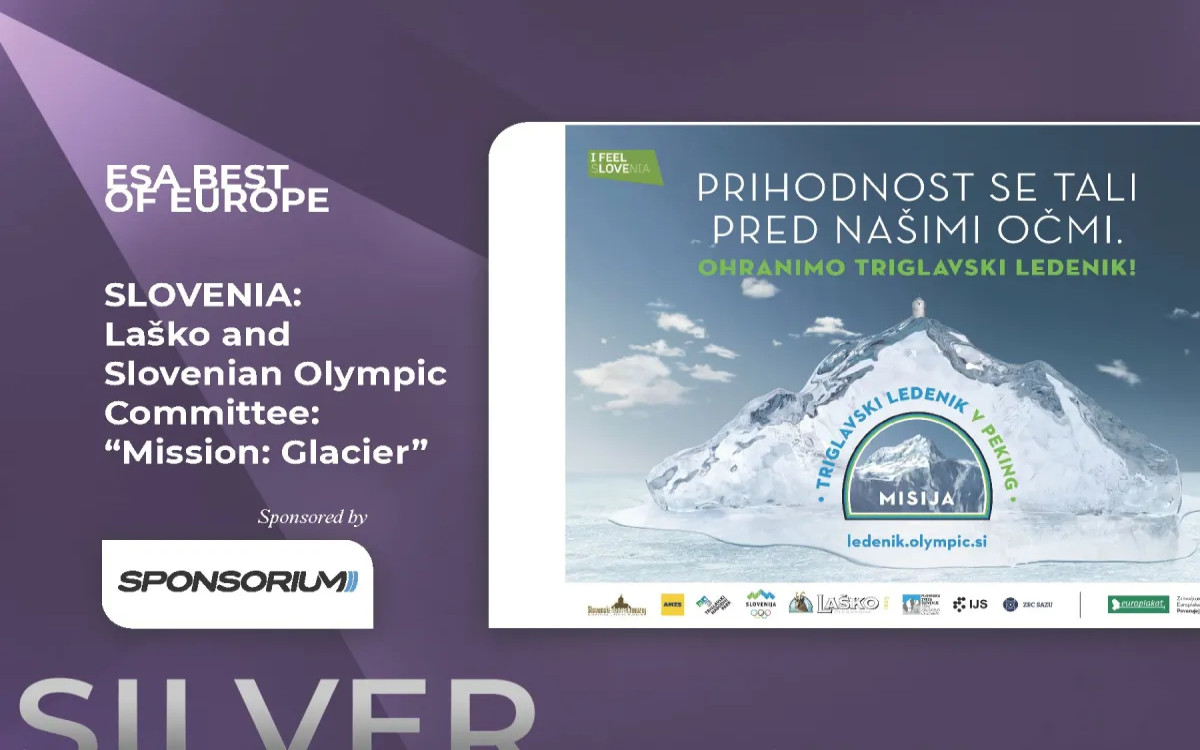 Srebrna nagrada ESA Best of Europe projektu »Misija: Triglavski ledenik v Peking« 